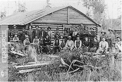 Camp servant à la coupe du bois, à St-Isidore d'Auckland, dans les Cantons de l'Est