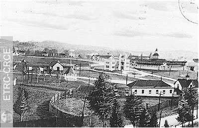 Vue du site de la foire de Sherbrooke dans les Cantons de l'Est