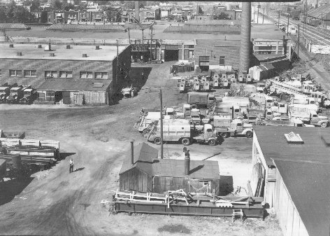 Les ateliers municipaux de la ville de Montréal au milieu des années 1940