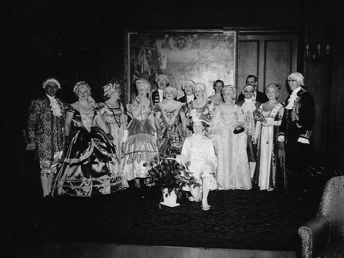 Au Château Frontenac, bal de la régence tenu lors du Carnaval de Québec
