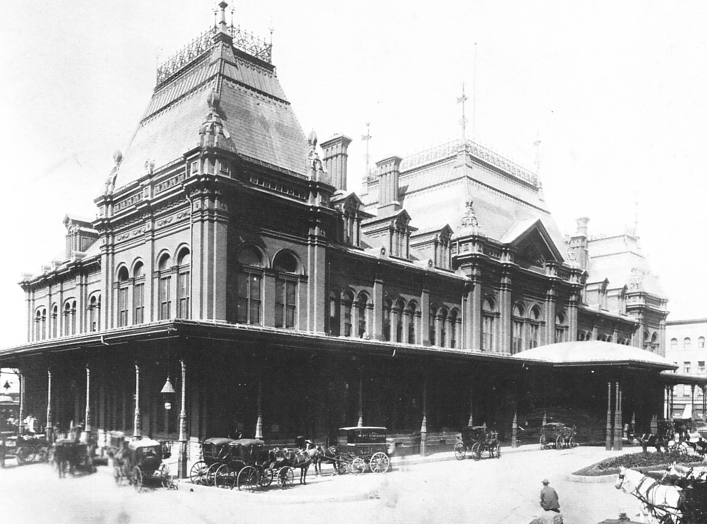 La gare Bonaventure à Montréal au XIXe siècle