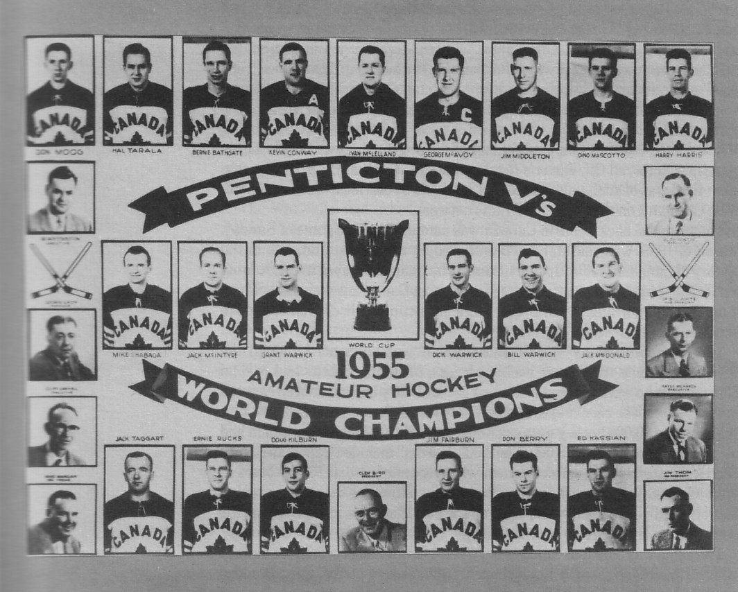 Les V de Penticton, champions du monde de hockey sur glace