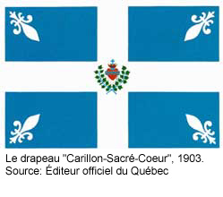 Le drapeau Carillon-Sacré-Coeur