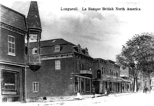 British North Americ Bank, première banque à s'installer de façon permanente à Longueuil