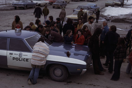 Grève étudiante au Cégep de Rouyn-Noranda   
en 1972