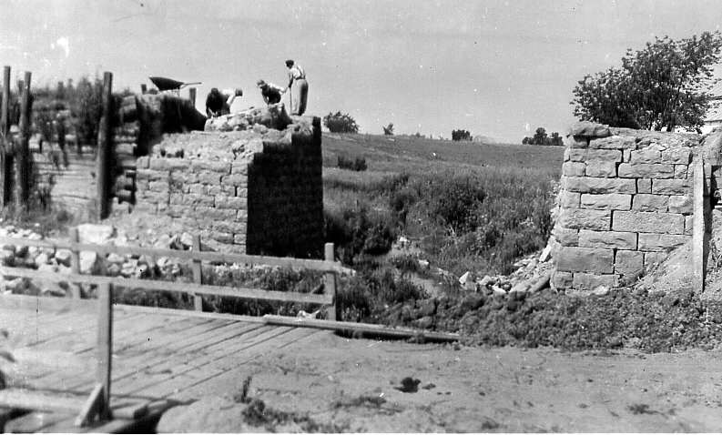 Pont Poirier à St-Félix dans le comté de Joliette en 1947