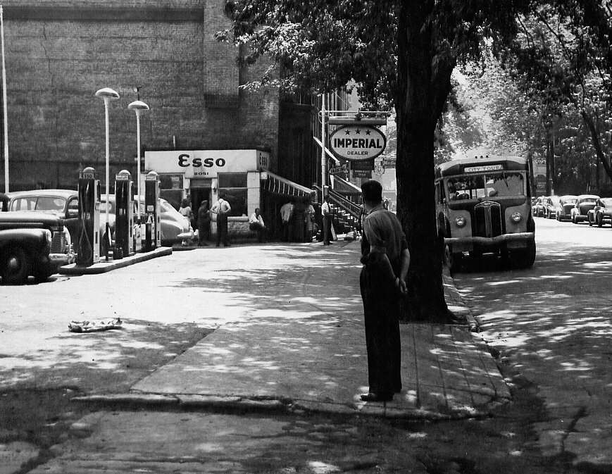 La rue Peel à Montréal en 1947