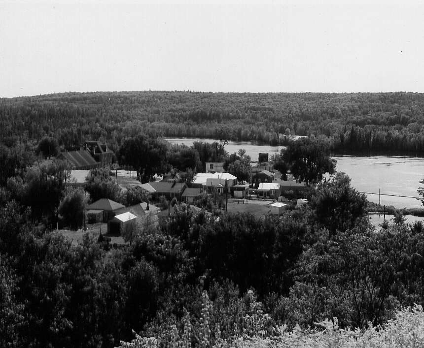 Le village de Bryson dans le comté de Pontiac en 1962