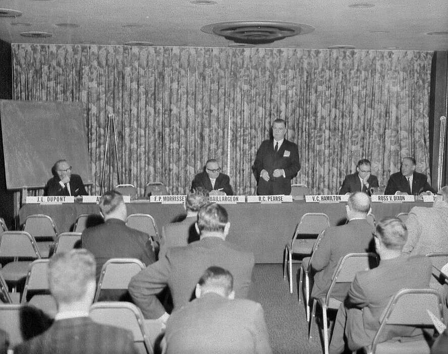 Allocution lors de la conférence annuelle de l'Association de prévention des accidents du travail à l'hôtel Reine Elizabeth de Montréal en 1963