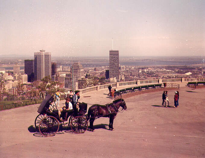 L'observatoire du Mont-Royal à Montréal en 1966