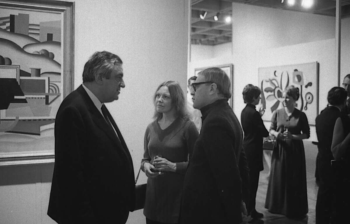 Vernissage des oeuvres de l'artiste peintre Fernard Léger au Musée d'art contemporain de Montréal