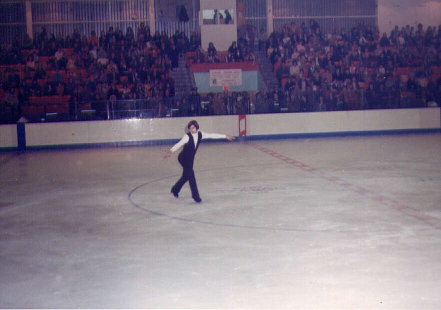 Patinage artistique lors des Jeux d'hiver du Québec à Montréal en 1972