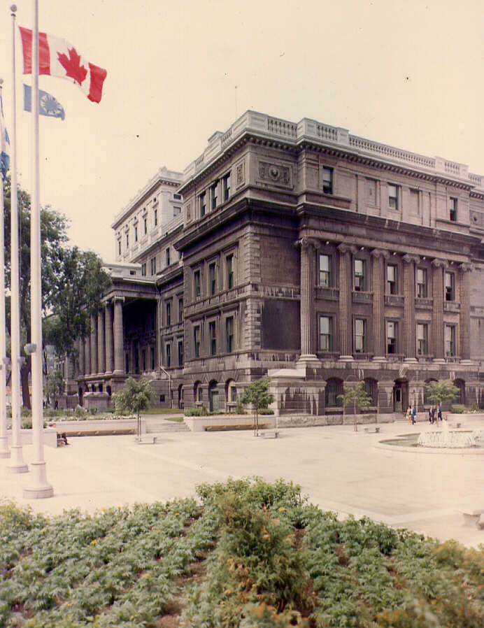 Ancien palais de justice de Montréal, 1975