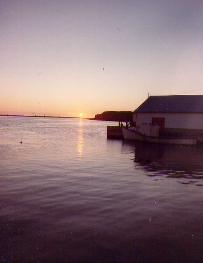 Coucher de soleil aux Îles de la Madeleine, 1975