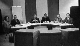 Émission diffusée en téléconférence, 1976