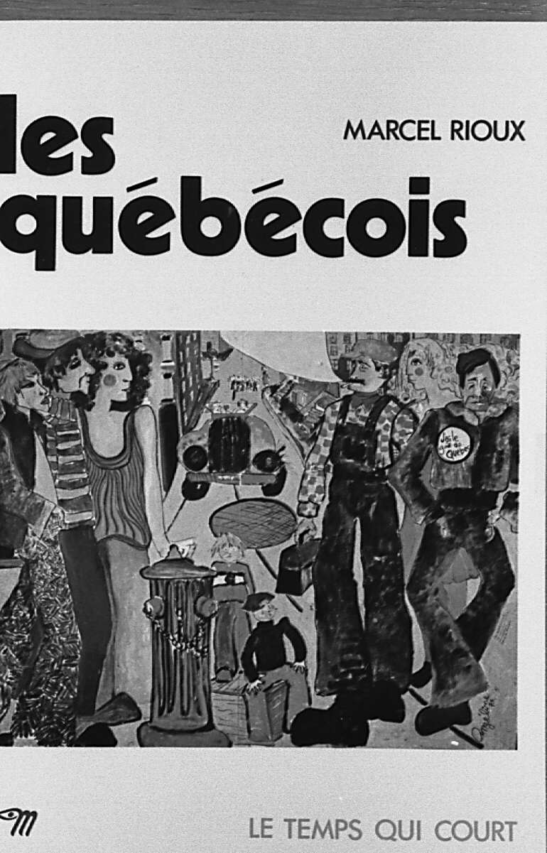 Couverture du livre de Marcel Rioux : «Les québécois»