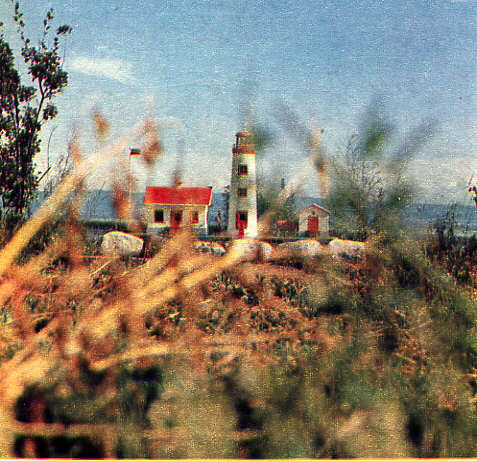 Un phare à l'Île-aux-Coudres