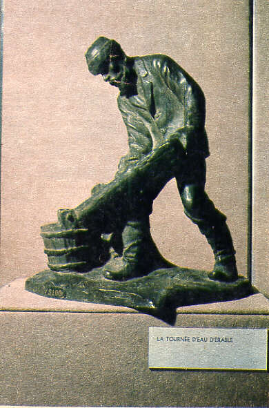 Une sculpture d'Alfred Laliberté