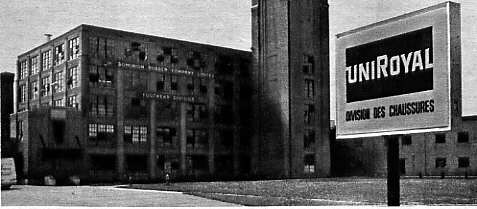 L'usine UniRoyal de Saint-Jérôme