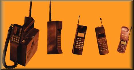 L'évolution du téléphone cellulaire de 1985 à 1996