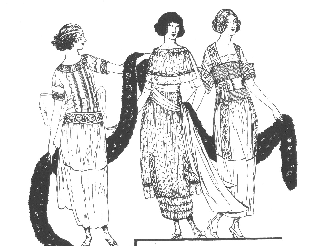 Robe de jour de la mode de l'après-guerre caractérisée par une masculinisation du corps de la femme