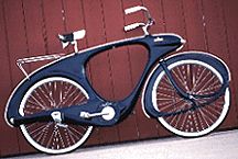 Bicyclette Bowder Spaceliner - Cette bicyclette concue en 1942 par l'anglais Bowden Spaceliner n'a été mise en production que 14 ans plus tard, soit en 1960