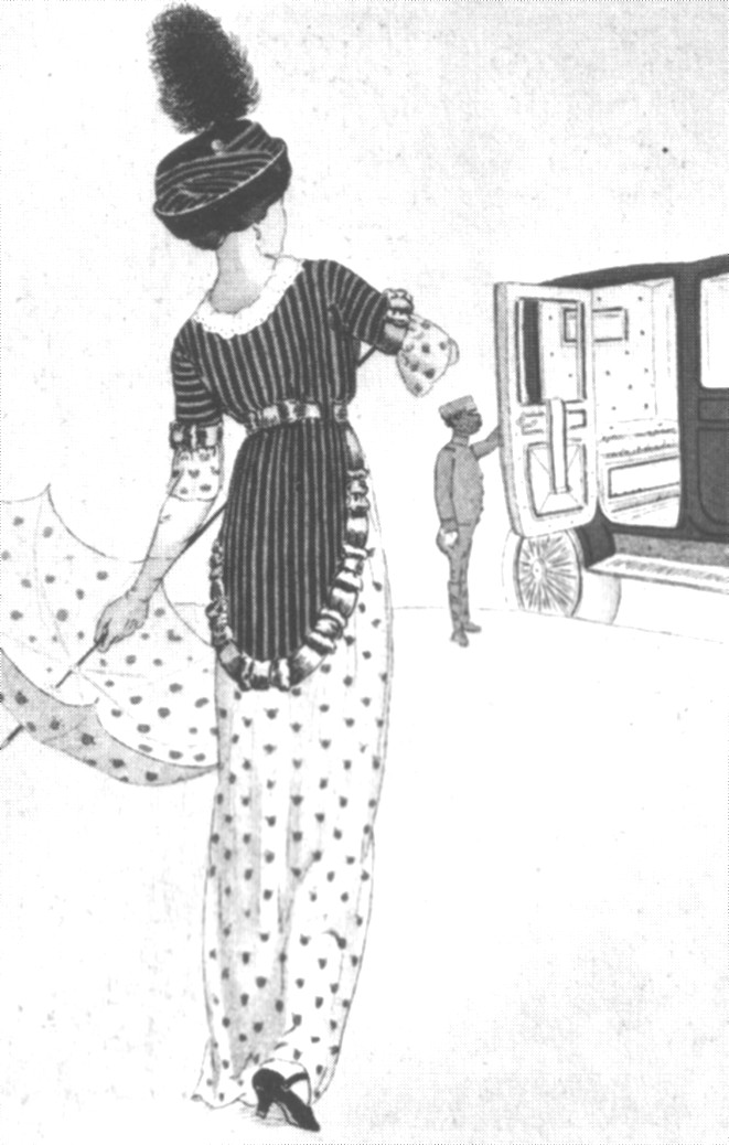 robe de jour caractérisant la mode d'avant-guerre