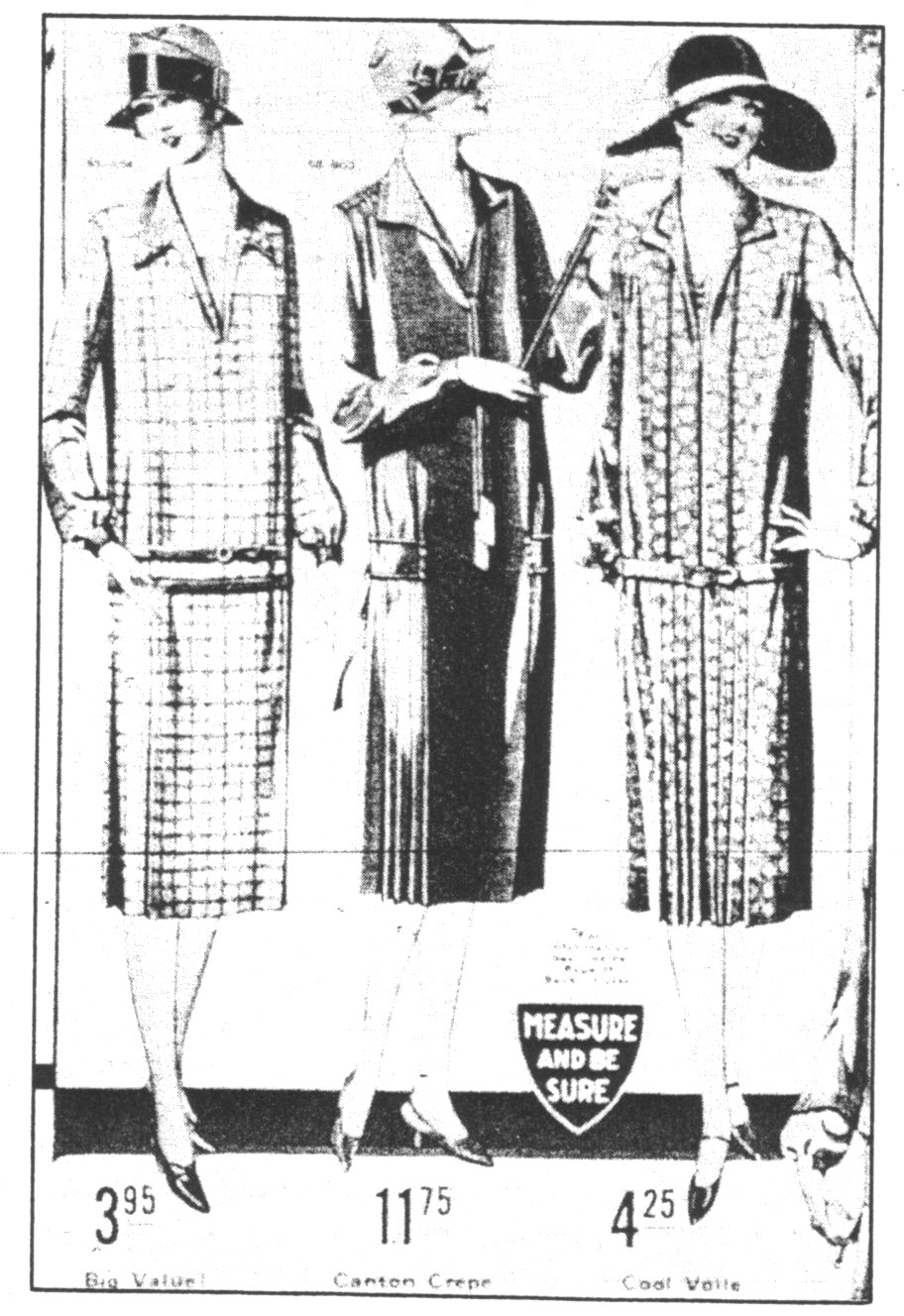 Robe typique de la mode garçconne des années 1920