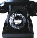 téléphone à plaque tournante, approximativement dans les années 1970