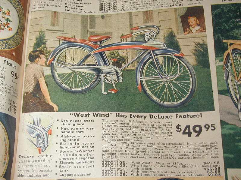 Bicyclette Shelby West Wind à vendre neuf en 1938 49.95$