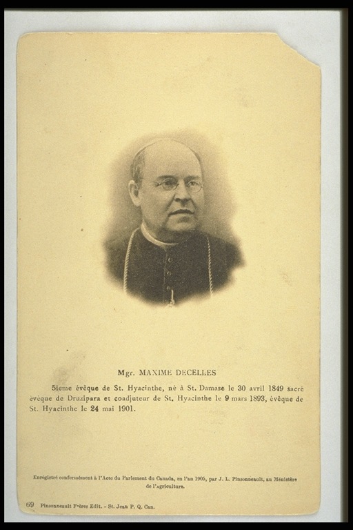 Mgr Maxime Decelles, évêque de St-Hyacinthe