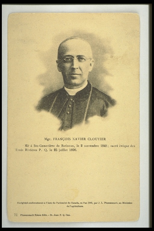 Mgr Francois-Xavier Cloutier, évêque de Trois-Rivières