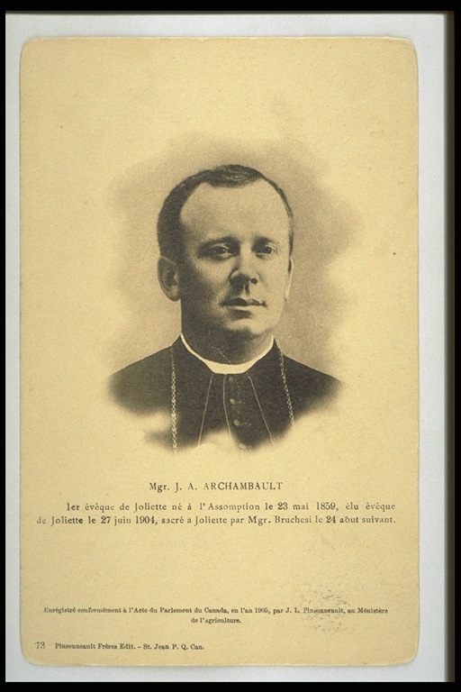 Mgr Joseph-Alfred Archambault, évêque de Joliette