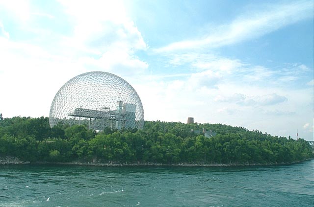 La Biosphère sur l'Île Ste-Hélène à Montréal