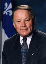 Le ministre Bernard Landry