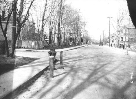Vue du boulevard Décarie dans les années 1930