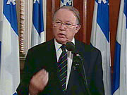 Bernard Landry, homme politique et premier ministre du Québec (2001-2003)