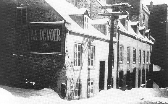 Bureaux du journal «Le Devoir» à Montréal