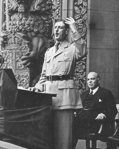 Le général Charles de Gaulle, de passage à Ottawa