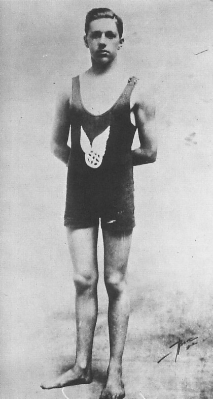 Le champion olympique George Hodgson