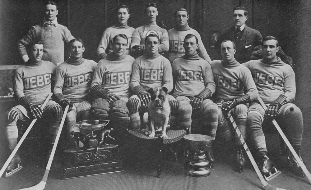 Les Bulldogs de Québec, champions de la coupe Stanley