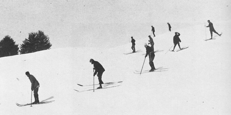 Skieurs au tournant du siècle