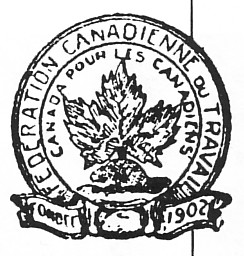 Symbole de la Fédération canadienne du travail