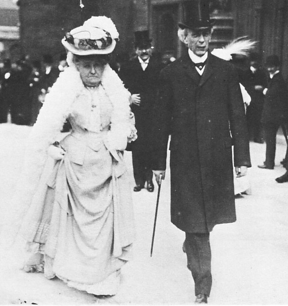 Wilfrid Laurier et son épouse à la Conférence de Londres