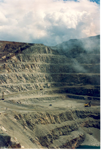 La mine de cuivre de Murdochville