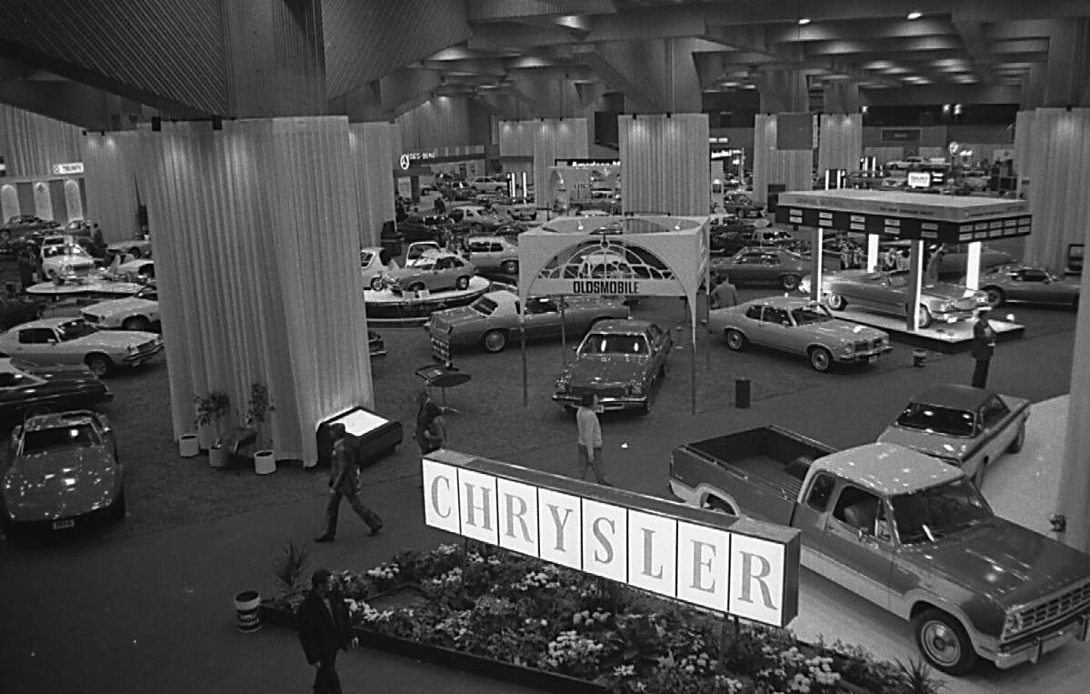 Le kiosque de Chrysler au Salon de l'auto de 1974